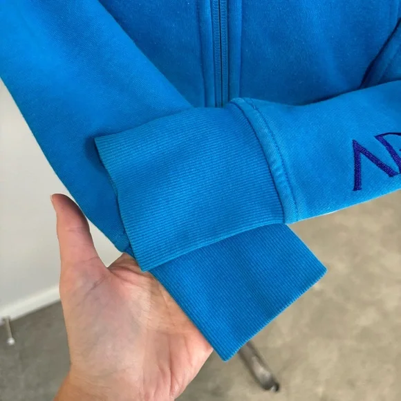 Women’s Arc’teryx Word On End Full Zip Hoodie Sweatshirt Blue Size XS - Picture 9 of 14